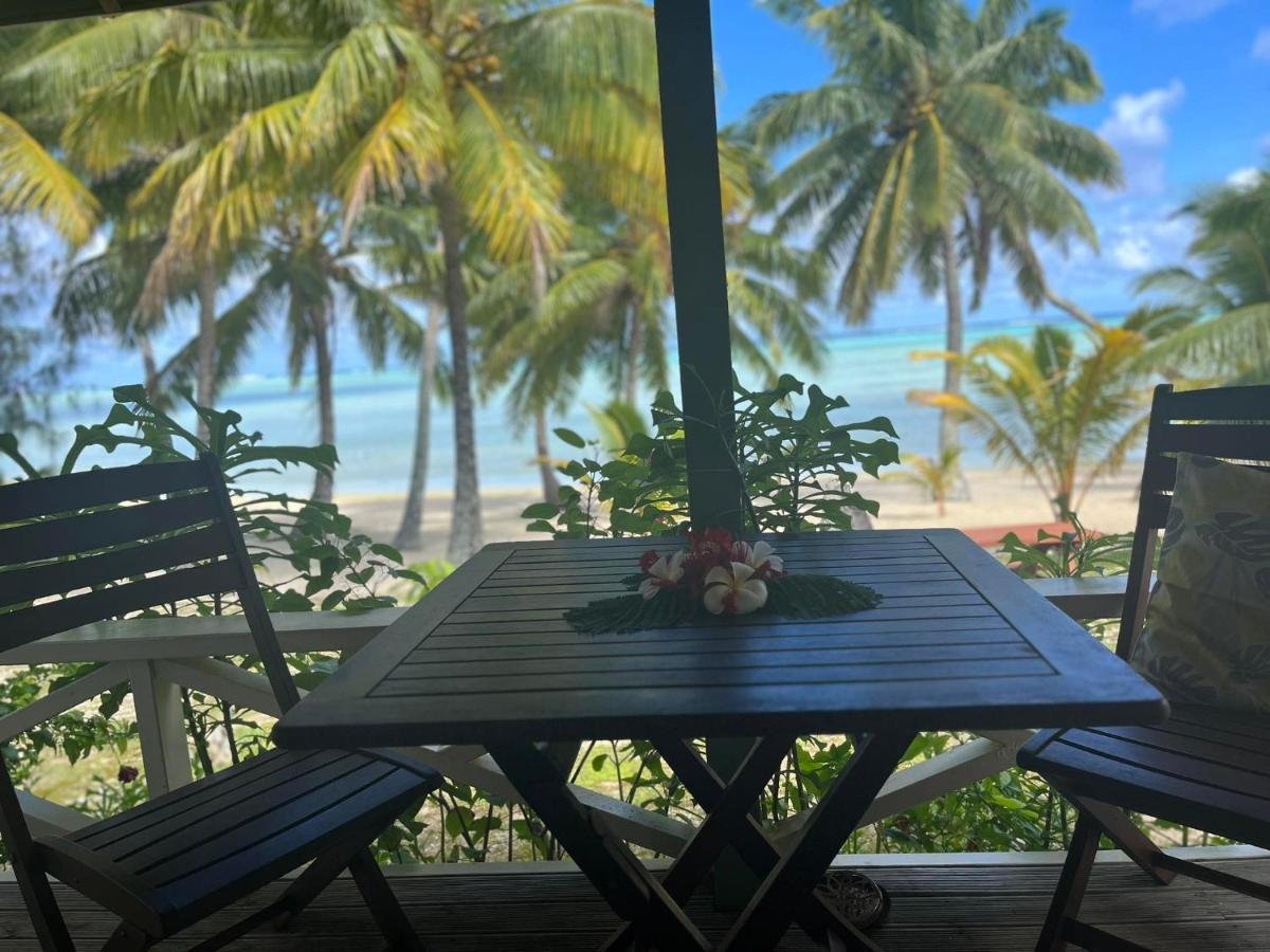 Paparei Beachfront Bungalows, Aitutaki Arutanga Zewnętrze zdjęcie