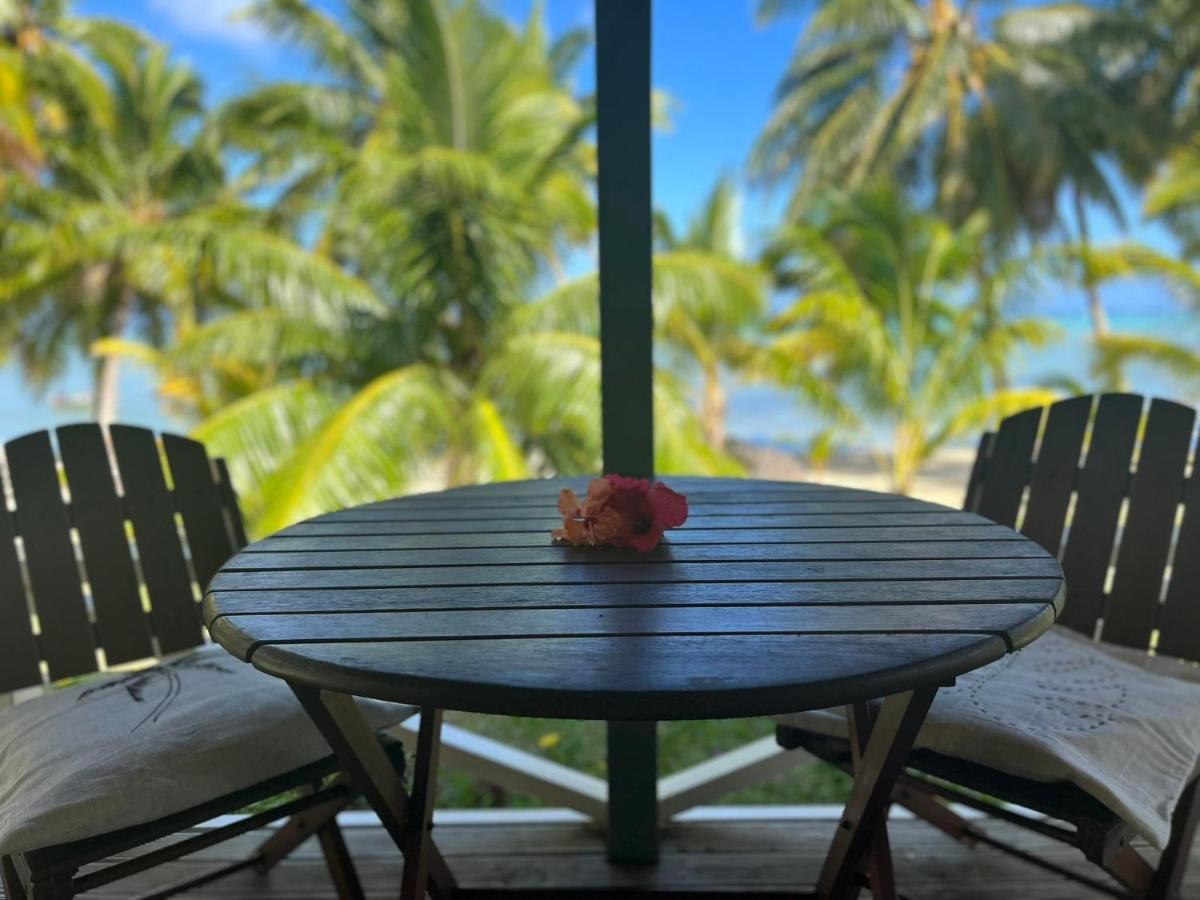 Paparei Beachfront Bungalows, Aitutaki Arutanga Zewnętrze zdjęcie